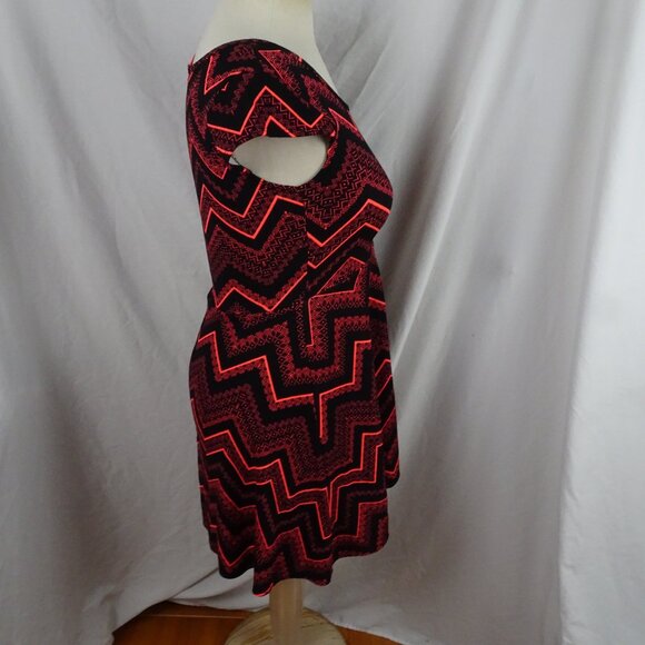 Pinc Women Juniors Neon / Black Dress Size L - Picture 4 of 8